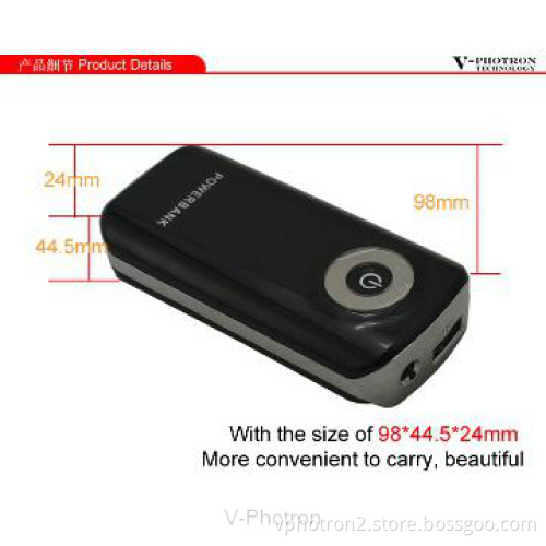 4400mah power bank with full capactiy from V-Photron